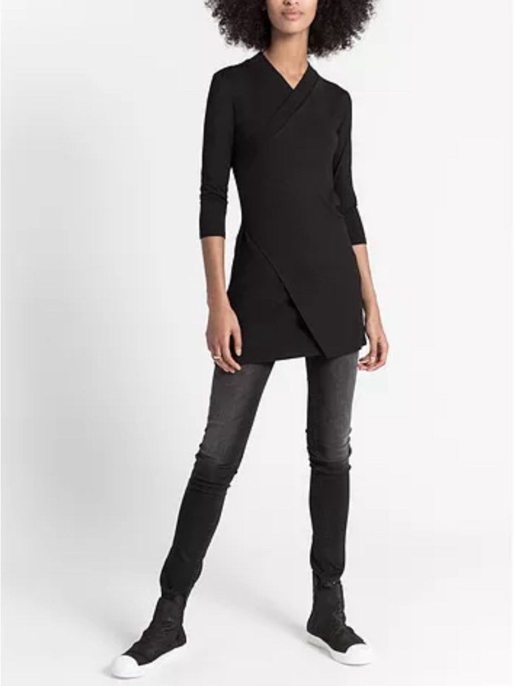 Marcella NYC Aleah Tunic Top 3/4 Sleeve